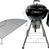 SnS Grills Kettle Grill & Elevated Cooking Grate Bundle: Enhanced BBQ Space and Versatility