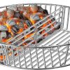 Kamado Joe Stainless Steel Grill Grate Expander to Expand Cooking Space and Indirect Cooking for Big Joe 24-inch Charcoal Grill and Smokers, Model BJ-SCS 3