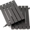 Kamado Joe Durable Aluminum Folding Side Shelves with Accessory Hooks, Pair of 2, Fits Big Joe 24-inch Charcoal Grill and Smokers in Black, Model BJ-ALUMN