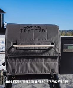 Traeger Grills BAC626 Pro 22/575 Insulation Blanket Grill Accessory, Grey 2