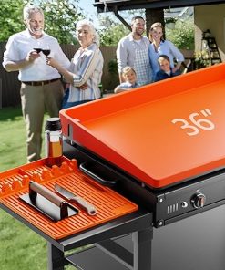 Silicone Griddle Tools Mat & Blackstone 36 inch Griddle Cover 2