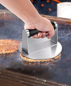 Griddle Accessories for Blackstone with Smashed Burger Press,19Pcs Griddle Accessories kit for Hibachi, Enlarged Grill Spatula, Salt and Pepper Shakers, Grill Black Tools Set 2