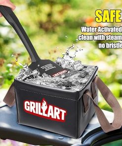 GRILLART SteamWizards Grill Brush Bristle Free, Safe BBQ Grill Brush for Outdoor Grill, Flat Top Grill Cleaner with Replaceable Head, Suitable for All Grates, Griddle Accessories, Dishwasher Safe 2