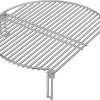 Ninja XSKGRDLXL Woodfire Grill & Griddle Plate, Compatible with OG800 and OG900 Series, 2-in-1 Grill and Griddle Functionality, Ceramic, Nonstick Coating, Black 4