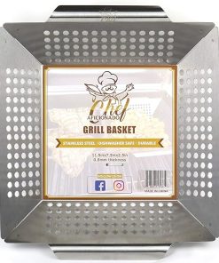 Chef Aficionado Grilling Basket - Vegetable Grill Basket Makes Grilling Easy, Fast and Fun