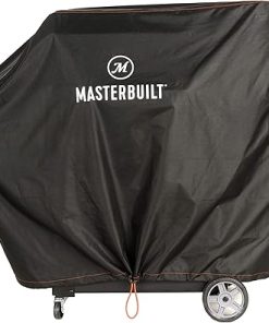 Masterbuilt® Gravity Series 1050 Digital Charcoal Grill and Smoker Durable Grill Cover with PVC Liner, Double-Stitching and Adjustable Drawstring in Black, Model MB20081220
