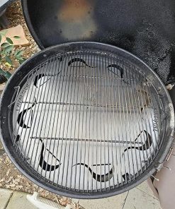 FireDial Baffle Plate Heat Management System for Charcoal BBQ and Barbecue Smokers, UDS, WSM, Kettle (For 26 in. Kettle) 2