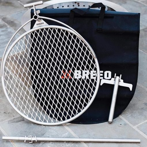 Outpost Grill 24 - Standalone Campfire Grate - Breeo X Series Accessory - Stainless Steel, Durable, USA Made - Campfire Grill Grate - Camping Cooking Rack - Grilling Gift for Dad - Gifts for Dad - Image 2