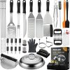 MOAT Grill & Griddle Caddy plus Grill & Griddle Large Trash Bag Holder, Magnetic Utensils Holder – Compatible Blackstone Griddle Caddy for Grilling. And for Weber Grill Accessories for Outdoor Grill 4