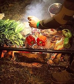 Camp Chef Lumberjack Over Fire Grill – Steel Campfire Grill for Outdoor Cooking Equipment & Camping Gear & Accessories – 18″ x 36″ 2