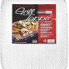 16" x 12" Disposable Grill Topper, Aluminum, 24-Pack – Perfect for BBQs, Tailgates, and Camping