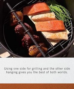 Pit Barrel Cooker Junior Ash Pan and Hinged Grate Kit – Stainless Steel Ash Pan (14 inches) with Steel Hinged Grill Grate (13 inches) 2