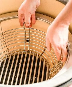 Kamado Joe Stainless Steel Charcoal Basket Grill Accessory to Create Multiple Cook Zones for All Big Joe 24-inch Charcoal Grill and Smokers, Model BJ-MCC23 2
