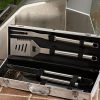 23pc Must-Have BBQ Grill Accessories Set with Thermometer in Case – Stainless Steel Barbecue Tool Set with 2 Grill Mats for Backyard Outdoor Camping – Father’s Day Best Barbecue Gift 3