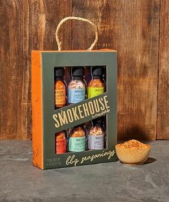 Man Crates, Backyard Steakhouse Crate – 3-Piece Grilling Tool Set, Smokehouse BBQ Rub Set – Hardwood Grill Scraper with Bottle Opener – Great Gift for Men 2