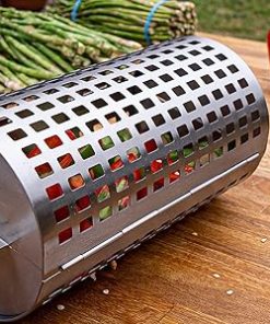 BBQ Dragon Ultimate Grill Accessories Set – Rolling Grill Basket Bundle with Extreme Heat Resistant Gloves – Heavy Duty & Durable BBQ Tools 2
