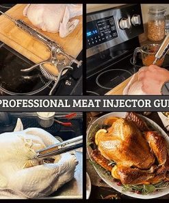 PRO Series v2 – Marinade Meat Injector Gun Kit for Smoking & Grilling Turkey, Brisket & BBQ – Large 2 Oz Glass Barrel with Metal Protective Case, BPA-Free, No Leaks or Clogs – Built to Last 2