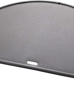 Half Moon Reversible Griddle for Kamado Joe Cast Iron KJ23RHC Classic II KJ23NRHCI Classic III KJ23RH Classic I Stand-Alone, Large Big Green Egg Grill Grids Grates Vision Grill VGKSS-CC2 B-11N1A1-Y2A 2
