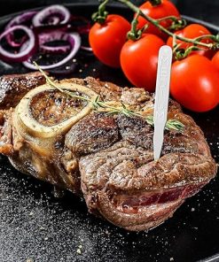 Soro Essentials- Set of 1000 Plastic Medium Steak Marker White Color- Plastic Steak Markers Meat Doneness Picks Steak Temperature Sticks Medium for Steakhouse Catering Barbecues Parties Picnic 2