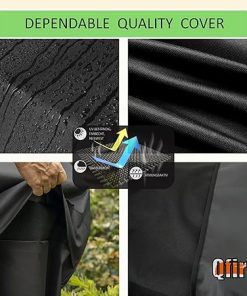 52 in. Grill Cover for Traeger Woodridge Wood Pellet Grills – Heavy Duty Waterproof Resistant Full-Length Smoker Cover for Woodridge Grill BAC759/BAC761 Accessory 2